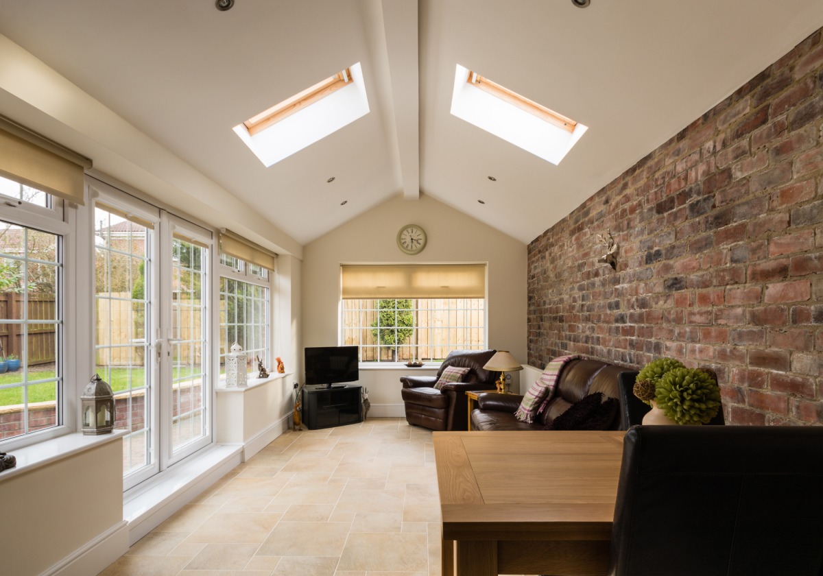 room built into house extension room built into house extension
